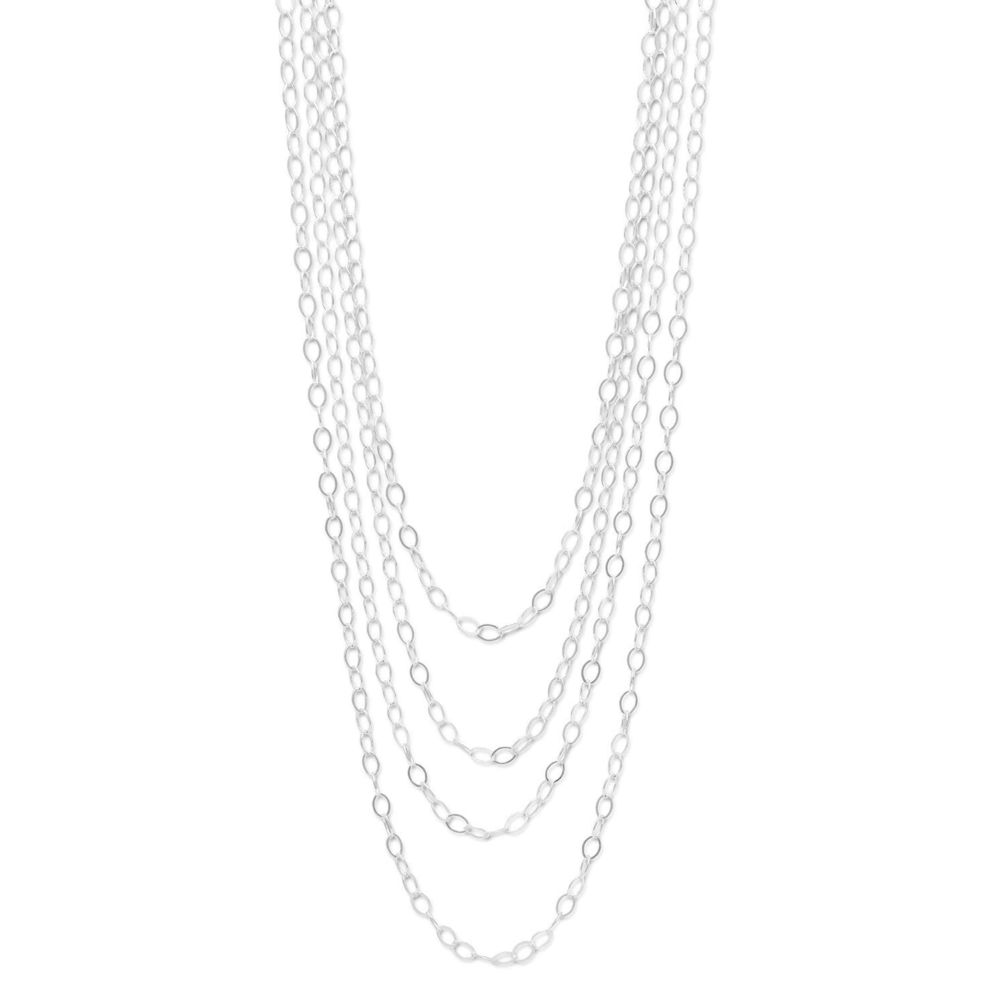 100" Open Link Cable Necklace