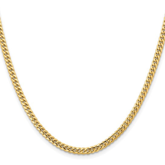 10K & 14K Solid Miami Cuban Chain