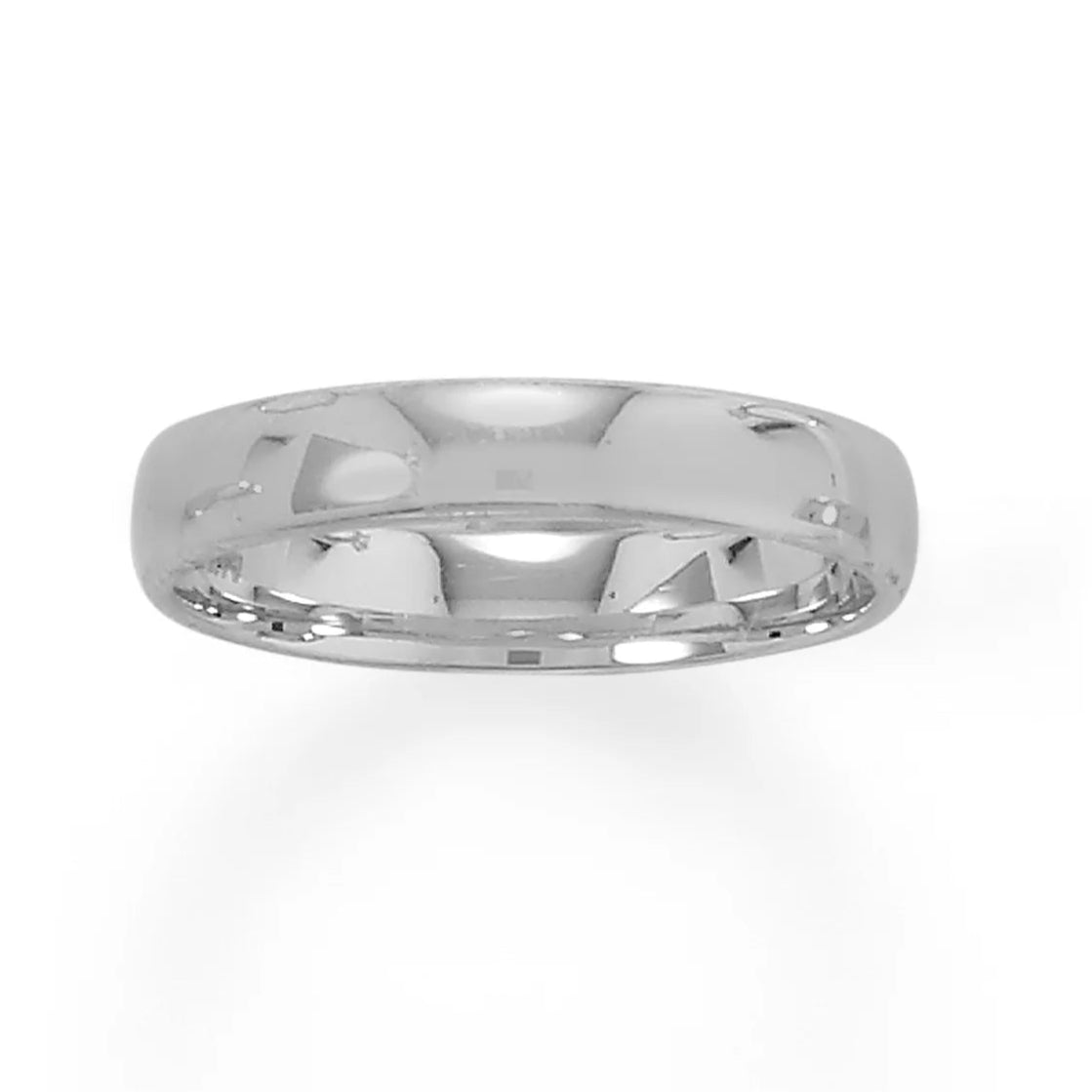 Sterling Silver 4mm Wedding Band