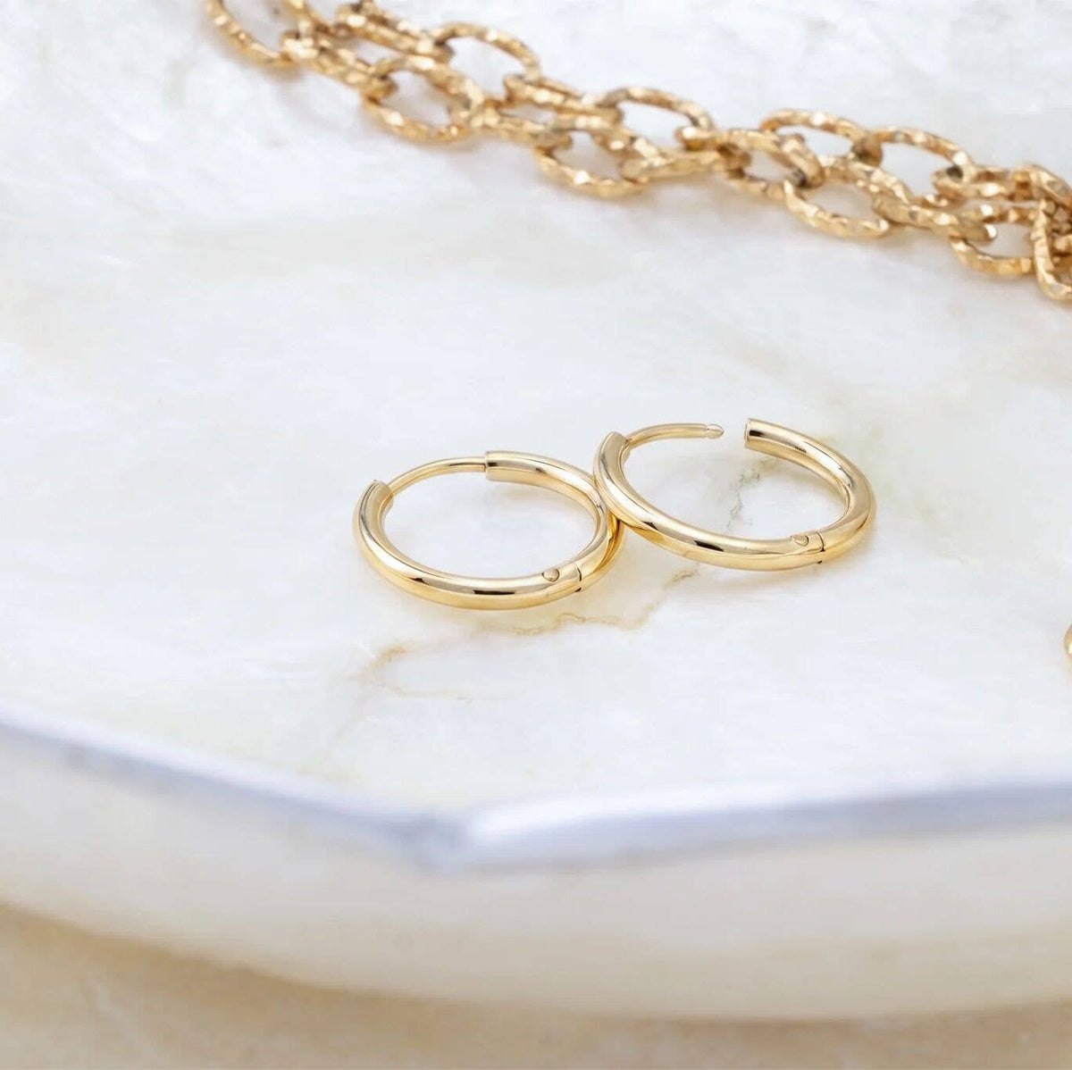 14K Gold Filled PLUS™ Classic Huggie Hoop Earrings