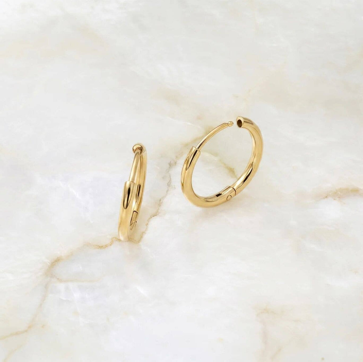 14K Gold Filled PLUS™ Classic Huggie Hoop Earrings