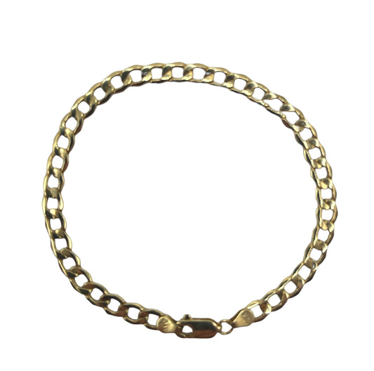 Elegant 10k Gold 5.3mm Bracelet