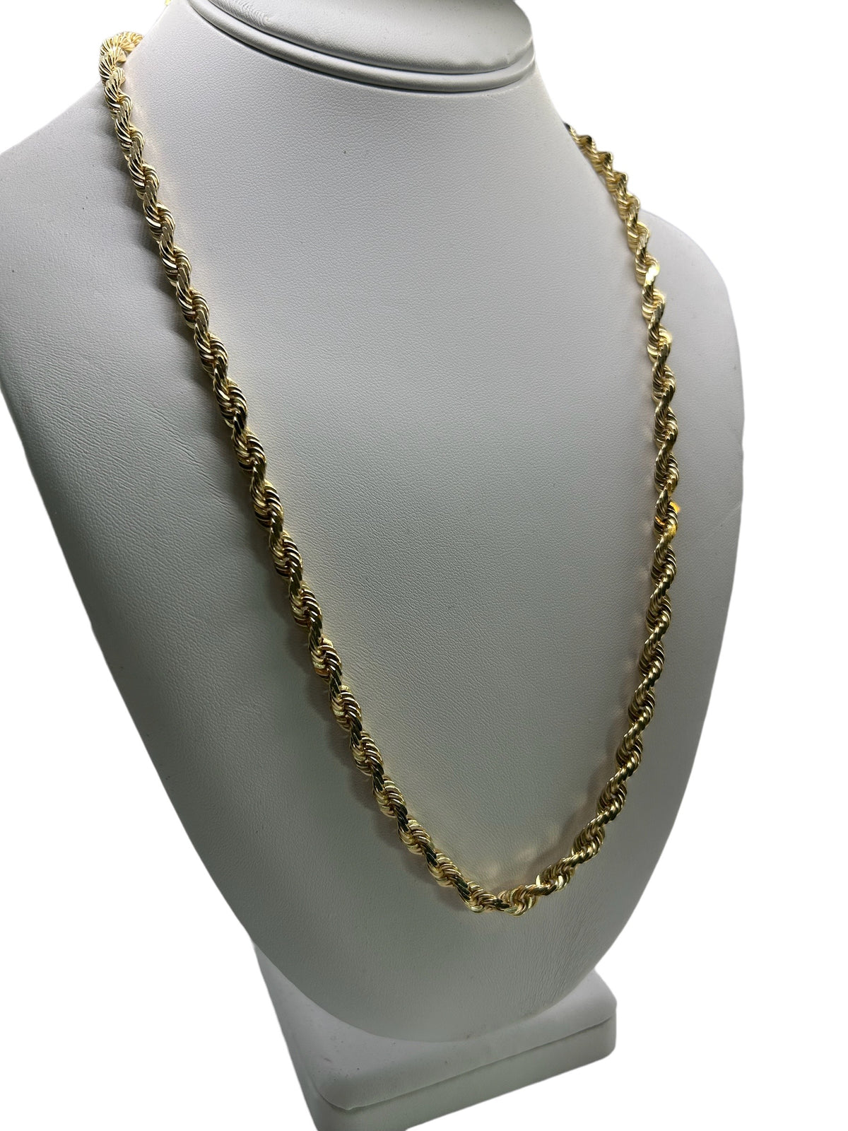 10k Solid Rope Chain 10k Gold Solid 6mm Rope Chain – Joyi Jewelers