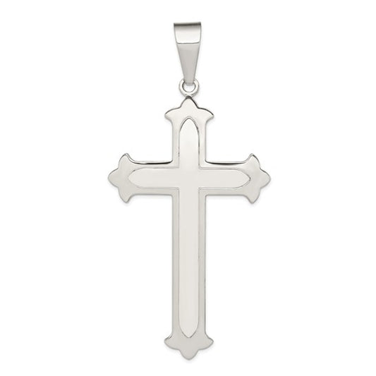 Extra Large Sterling Silver Cross Pendant