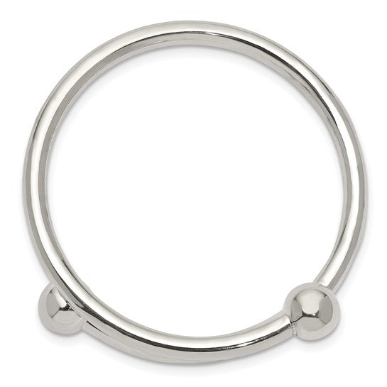 Sterling Silver Handmade Flexible Baby Bangle