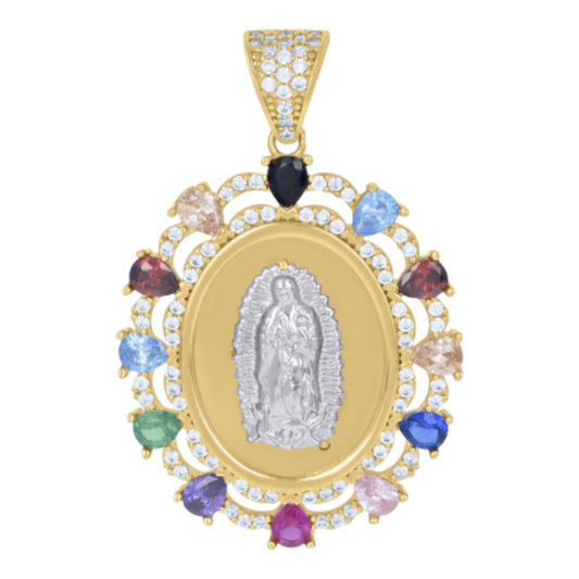 14k Gold Guadalupe Pendant